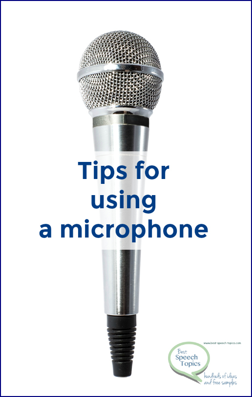 Using a microphone