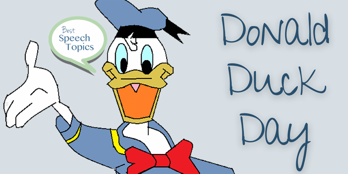 Donald Duck Day Speech Topics Ideas to Celebrate a Beloved Character