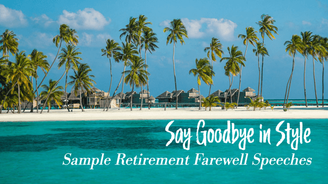 Retirement Farewell Speech Head