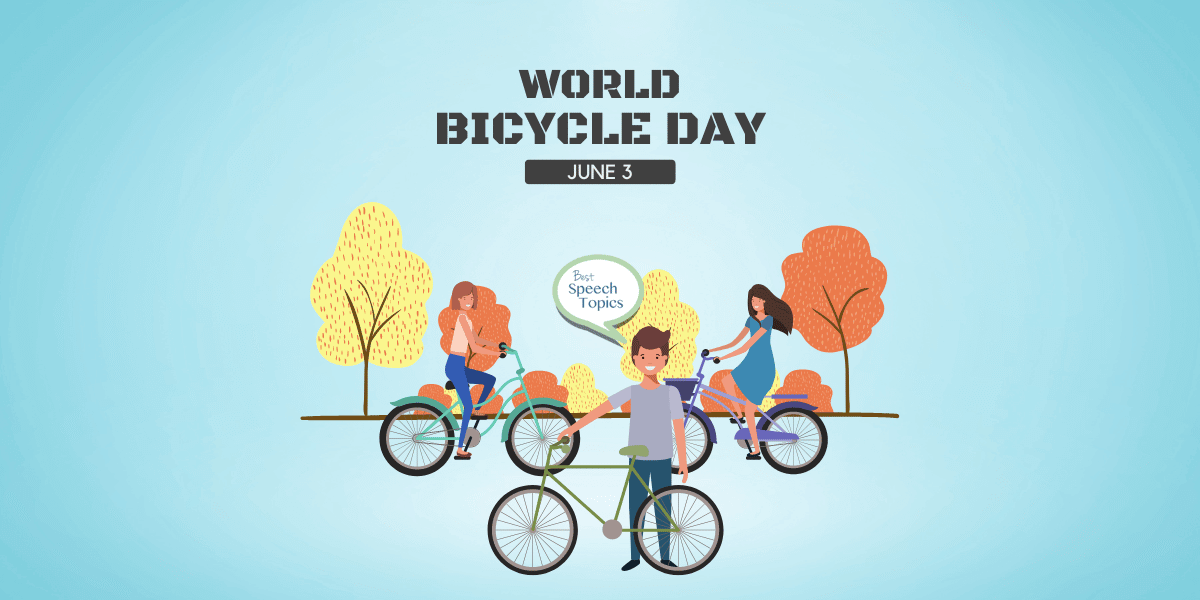 World Bicycle Day speech topics head