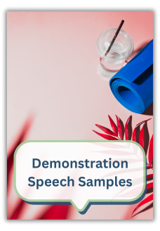 Demonstration speech samples grid