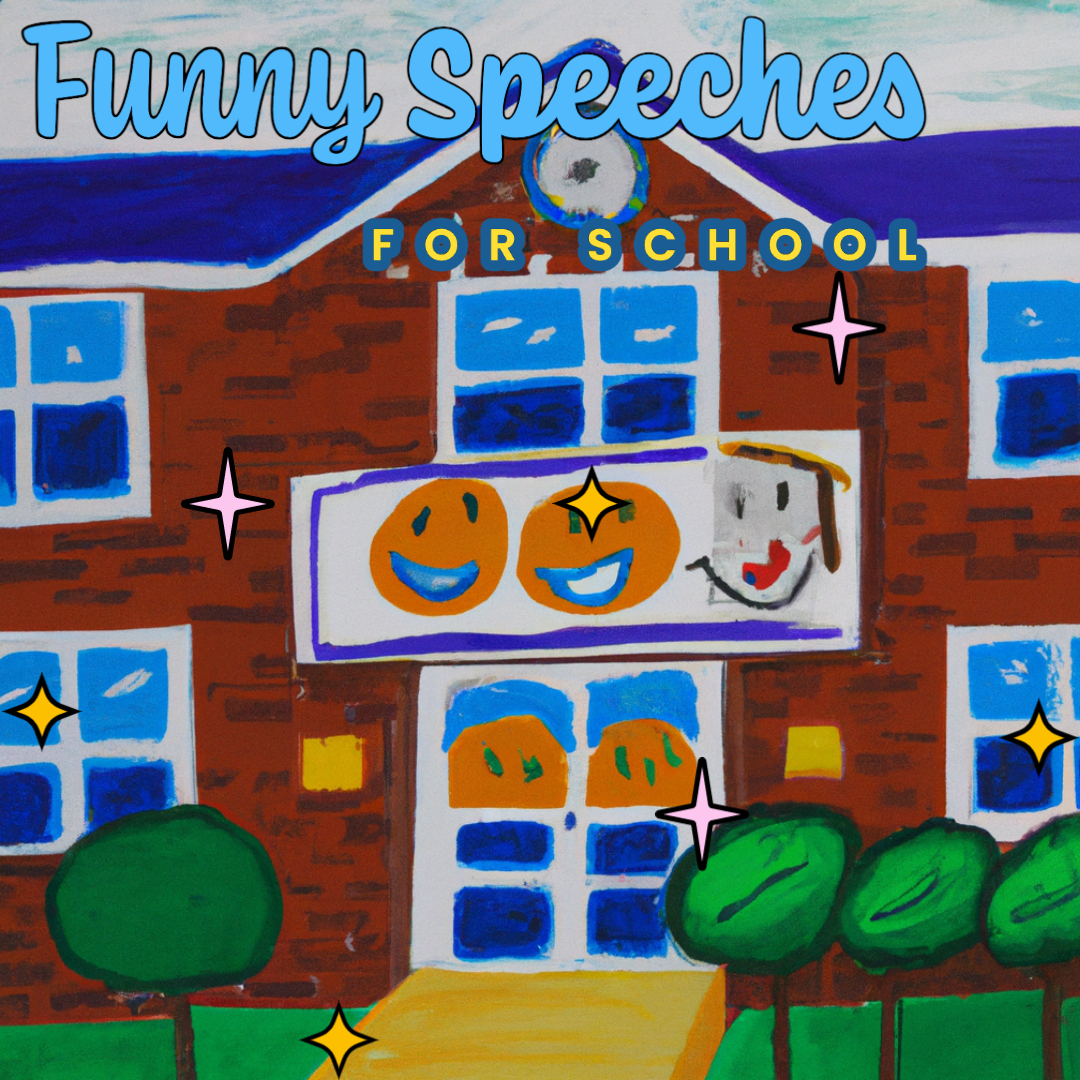 Funny speeches for school and how to delivery a funny speech at school without offending anyone.