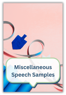 Miscellaneous Speech Samples grid