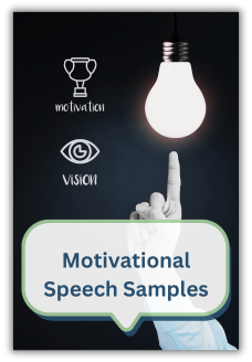 Motivational speech samples grid