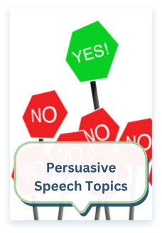 Persuasive Speech Topics grid